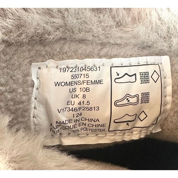 Lands End Womens Squall Snow Boots Size 10 Taupe Insulated Winter Waterproof - Picture 11 of 11